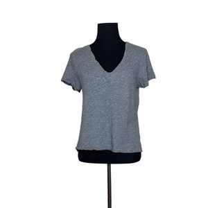 Madewell gray v neck short sleeves tee size XS